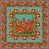 Northcott Charisma Explosion of Poppies Cloth Quilt Panel