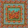 Northcott Charisma Explosion of Poppies Cloth Quilt Panel