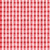 3 Wishes Fabric Welcome to the Funny Farm Gingham Red