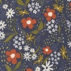 Moda Night Owl Feedsack Floral Dusk