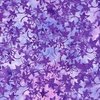 Riley Blake Designs Expressions Batiks Bedazzled String Flower Purple Haze