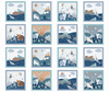 P&B Textiles Polar Pals Artic Antic Blocks Multi
