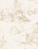 Wilmington Prints Chateau Bleu Toile Cream