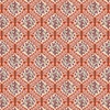Lewis and Irene Fabrics Isabella Hidcote Tree on Terracotta