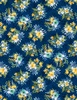 Wilmington Prints Sunlit Serenade Tossed Bouquets Navy