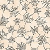 Maywood Studio Spooky Stitches Spiderwebs Cream