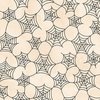 Maywood Studio Spooky Stitches Spiderwebs Cream