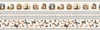 QT Fabrics HedgeHugs Hedgehog Border Stripe Multi