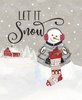 Riley Blake Designs Hello Winter Flannel Let It Snow Panel