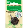 Clover Thread Cutter Pendant - ANTIQUE SILVER