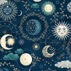 Andover Fabrics Luna Cosmos Blue