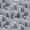 Michael Miller Fabrics Oh Deer Winter is Here Woodland Deer Dusk