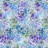 P&B Textiles 108 Inch Wide Backing Fabric Petal Play Allover Graphic Floral Silver/Multi