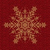Northcott Shimmer Frost Panel Dark Red/Gold