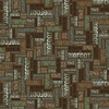 P&B Textiles Bigfoot Country 4-Way Nicknames Dark Brown
