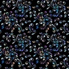 QT Fabrics Fantasia Floral Swirl Black