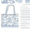 Marcus Fabrics Trendy Toile Canvas Tote Bag Panel