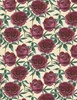 Wilmington Prints Crimson Blooms Florals All Over Cream
