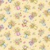 P&B Textiles Boots and Blooms Medium Floral Toss Yellow