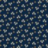 Andover Fabrics Indigo Cheddar Shamrocks Indigo