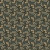 Henry Glass The Fox Homestead Leaves and Berries Slate Blue/Green