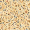 QT Fabrics Bearsville Woodland Ditzy Cantaloupe