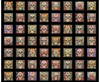 QT Fabrics Skullduggery Sugar Skulls Patches Black