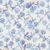 Anthology Fabrics Dutchy Blues Batik Rosebuds White