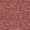 Wilmington Prints Farmhouse Chic Words Red