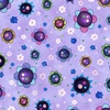 P&B Textiles Hootie Patootie Flower Toss Purple