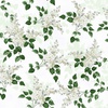 Hoffman Fabrics Fly Freely Flower Sprays Leaf/Silver
