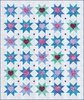 Garden Style Batiks Stars and Hearts Up Free Quilt Pattern