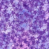 Riley Blake Designs Expressions Batiks Bedazzled Leaves Purple Haze