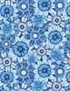 Wilmington Prints Blooming Blue Packed Floral Multi