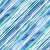 Blank Quilting Seatopia Watercolor Diagonal Stripe Aqua