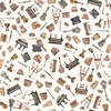 QT Fabrics Sugar, Spice, Everything Nice Musical Instruments White