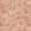 P&B Textiles Floral Chic Tonal Tossed Leaves Peach