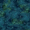 P&B Textiles Koi Pond Reflections Dark Blue/Green