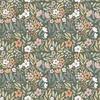 Windham Fabrics Petal and Purr Floral Garden Sage