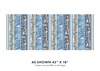 Benartex Woodland Wonderland Stripe Blue
