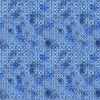 QT Fabrics Citrus Bliss Foulard Geo Blue