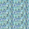 In the Beginning Fabrics Halcyon ll Geometric Peacock Blue