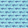 Andover Fabrics Deep Blue Sea Sharks Light Blue