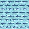 Andover Fabrics Deep Blue Sea Sharks Light Blue