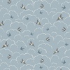 Andover Fabrics Heather and Sage Swallows Blue