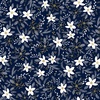 P&B Textiles Joyful Holiday Floral Toss Navy