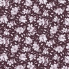 P&B Textiles Meadow At Dusk Flower Toss Dark Burgundy
