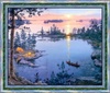 Digital Sunrise Large Panel Free Quilt Pattern