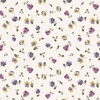 Marcus Fabrics Dandy Pansies Tossed Pansies Cream