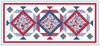 Patchwork Americana Table Runner Free Quilt Pattern